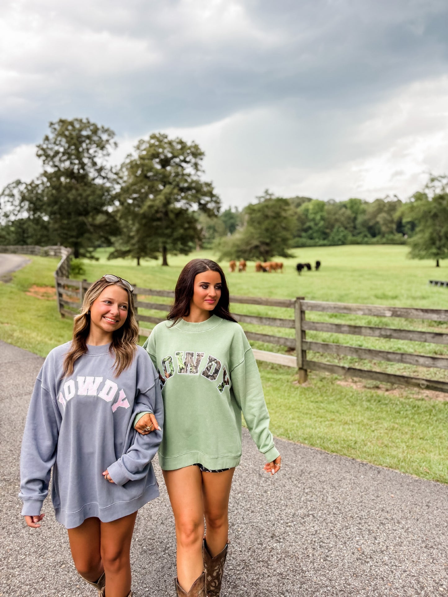 ROWDY Sweatshirt - blue