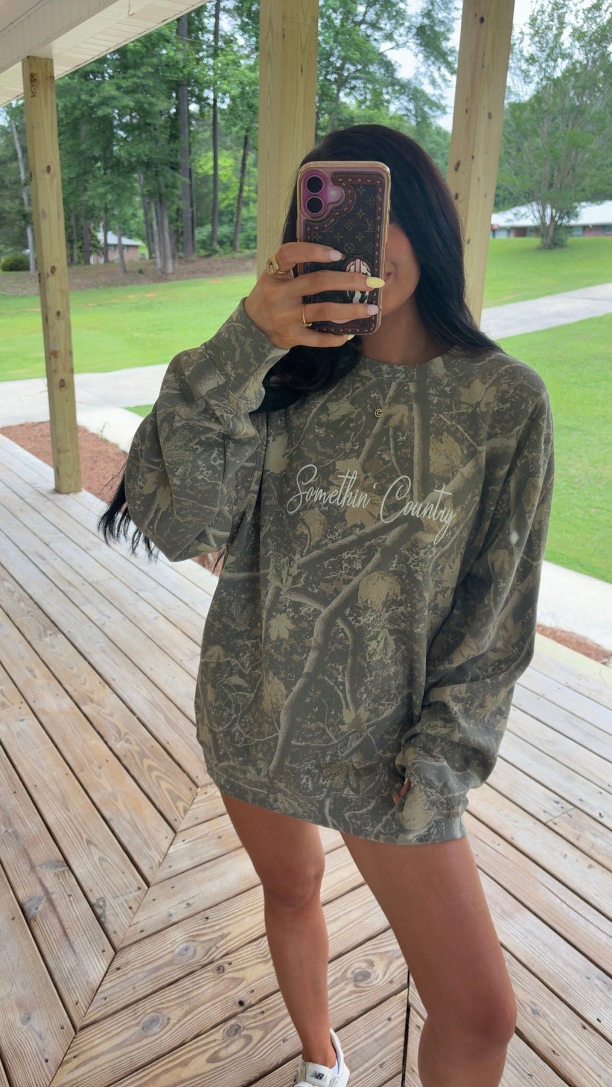 Camo Somethin' Country Sweatshirt