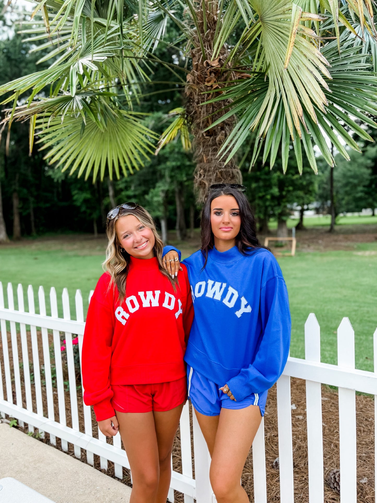 ROWDY Sweatshirt- royal blue