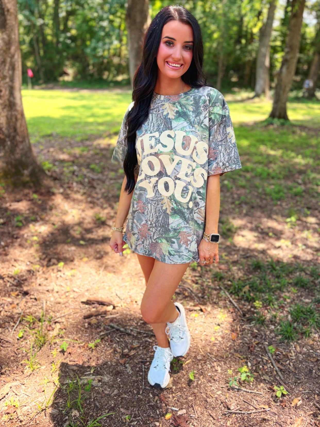 Jesus Loves You Camo Tee