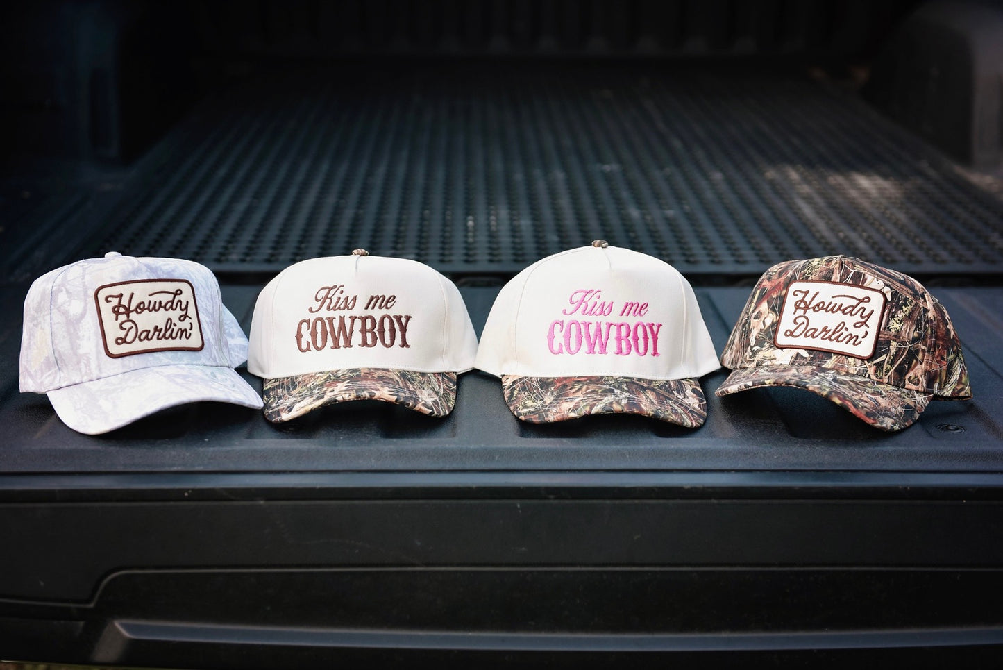 Howdy Darlin' Embroidery Patch Grey Camo Hat